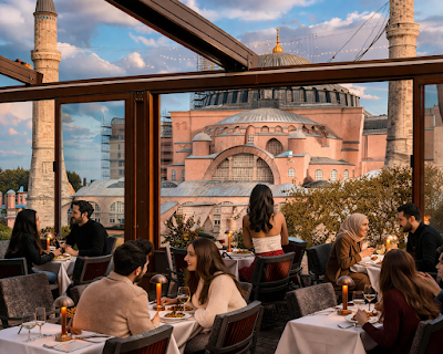 360 Panorama Rooftop Restaurant - Restoran - Fatih
